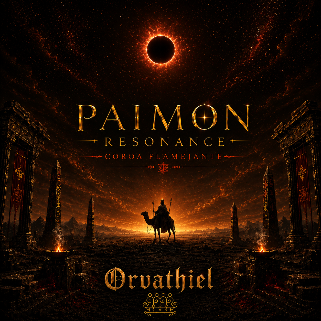 Capa do EP I — Coroa Flamejante, de Orvathiel